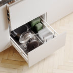 Ensemble de 2 organiseurs de tiroir Peggy, option Anthracite, Lot de 2 ; mise en situation ; objets non inclus.