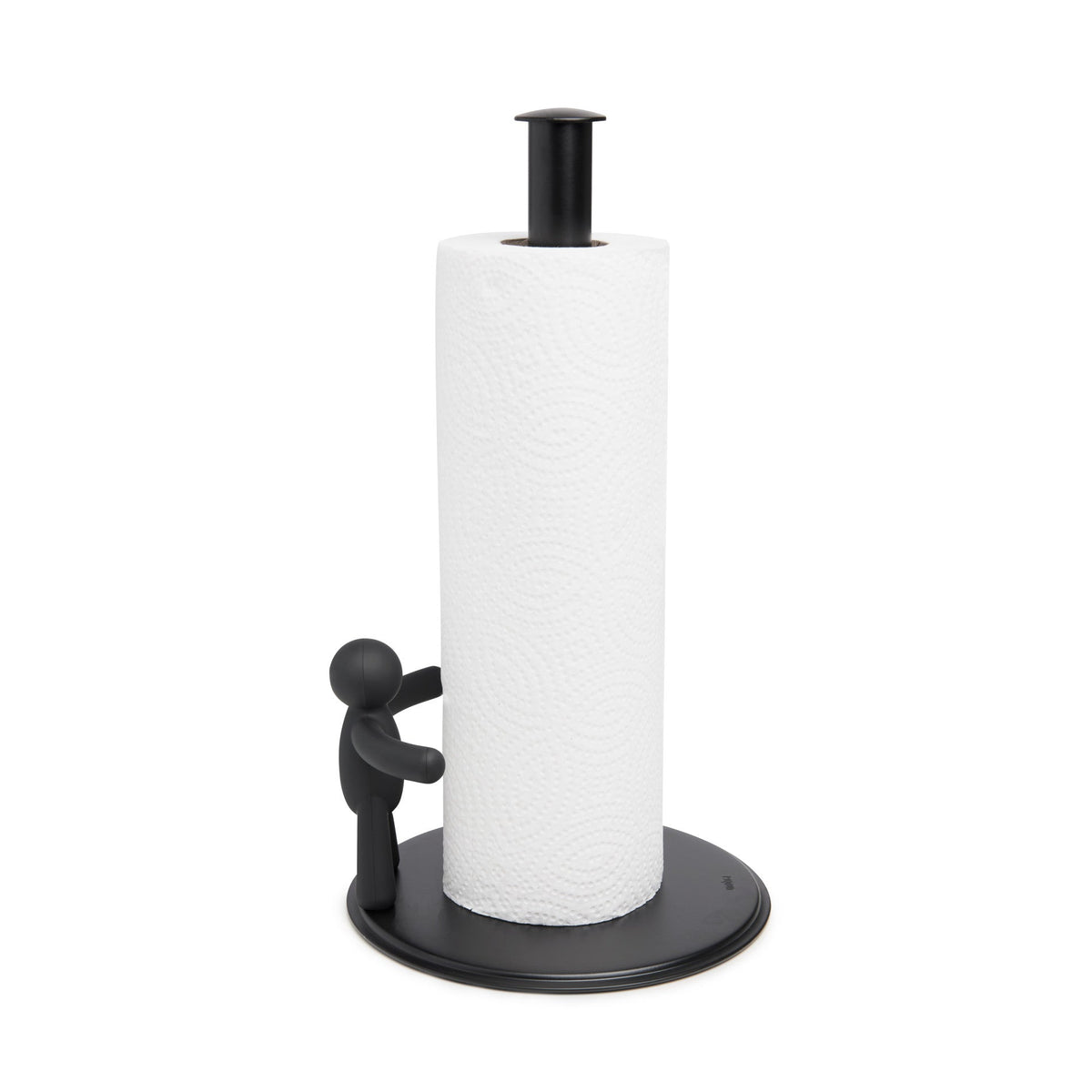Porte-essuie-tout Buddy, option Noir ; vue principale.